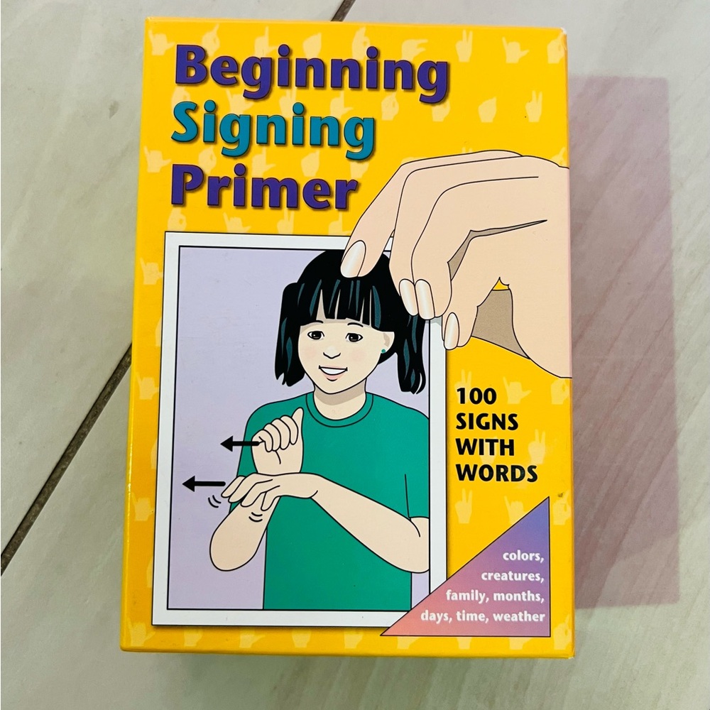 Beginning Signing Primer Vocabulary Cards: (Sign Language Materials) 1990